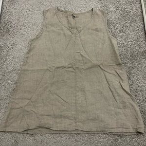 Flax Medium Tank Blouse
